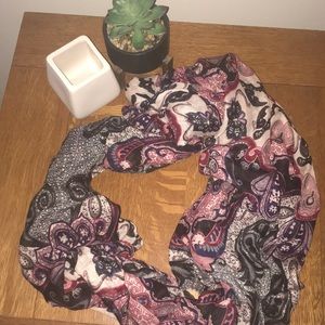 Paisley infinity scarf
